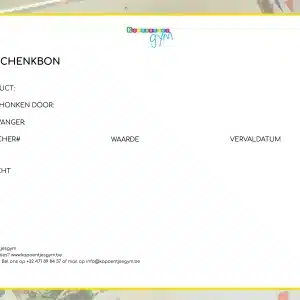 Geschenkbon digitaal (voucher per e-mail)